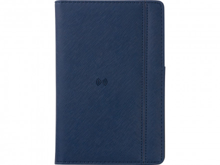 Органайзер с функцией беспроводной зарядки Manner, 5000 mah, темно-синий (Р)