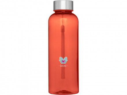 Bodhi бутылка для воды из вторичного ПЭТ объемом 500 мл - красный прозрачный