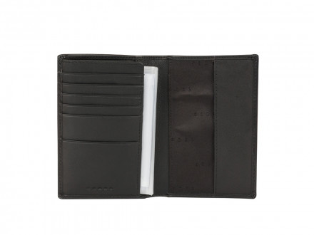 Бумажник для документов Cross Concordia Black, с ручкой Cross, кожа наппа, гладкая, черный