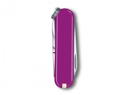 Нож-брелок VICTORINOX Classic SD Colors Tasty Grape, 58 мм, 7 функций, фиолетовый
