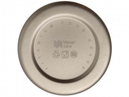 Бутылка для воды из титана Titan, 750ml, темно-серый