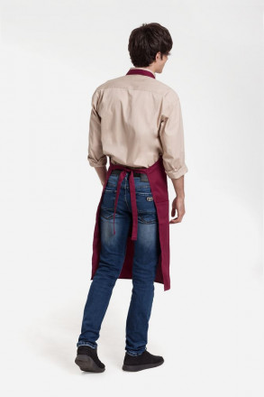 Фартук «Мой борщ», бордовый