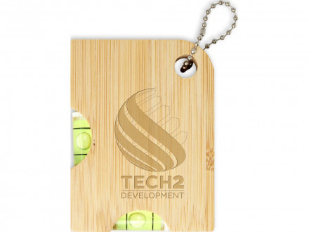 Levo бамбуковая открывалка для бутылок с уровнем - Натуральный