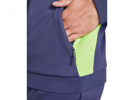 Спортивная куртка Leros унисекс, папоротниковый/синий нэйви
