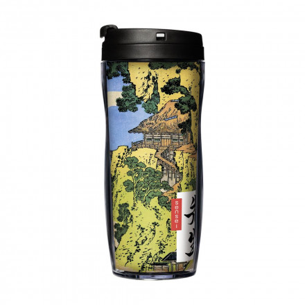 Термостакан «Сэнсэй», с черной крышкой
