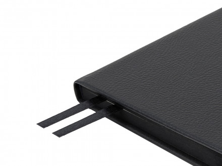 Ежедневник А5 датированный Megapolis Nappa на 2026, темно-синий navy