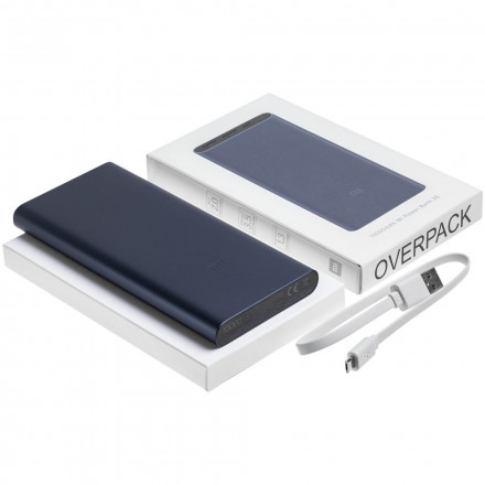 Внешний аккумулятор Mi Power Bank 2S, 10000 мАч, темно-синий