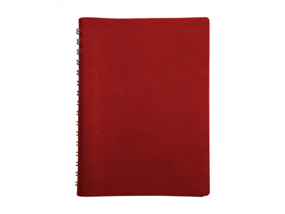 Ежедневник полудатированный А5 Orbit, красный