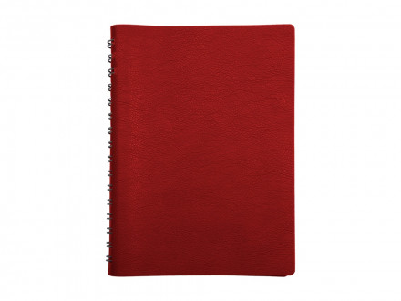 Ежедневник полудатированный А5 Orbit, красный