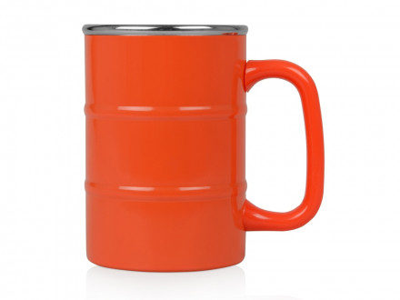 Кружка Баррель 400мл, коралловый