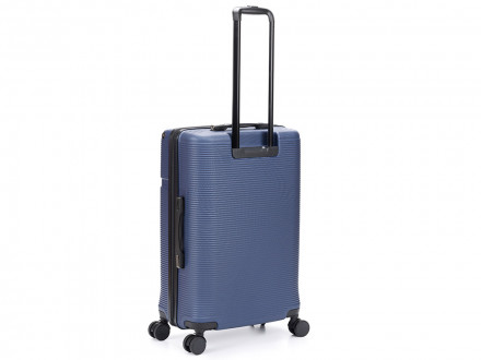 Чемодан TORBER Onego, синий, ABS-пластик, 69,5 х 46 х 26 см, 69 л
