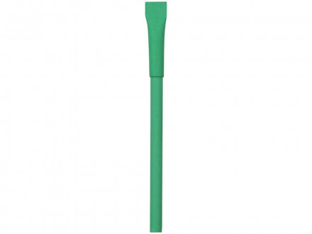 Ручка картонная с колпачком Recycled, нефритовый