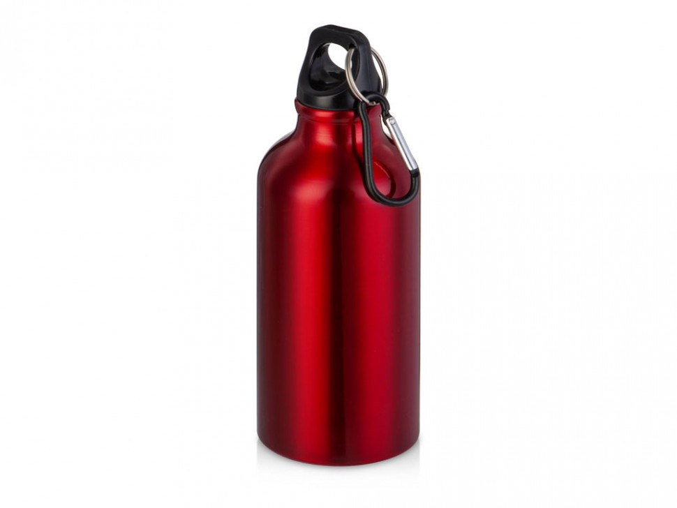 Бутылка Hip S с карабином 400мл, красный