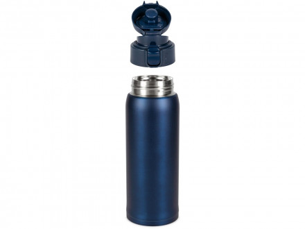 Термокружка Relaxika 701 (0,48 литра), синяя (без лого)