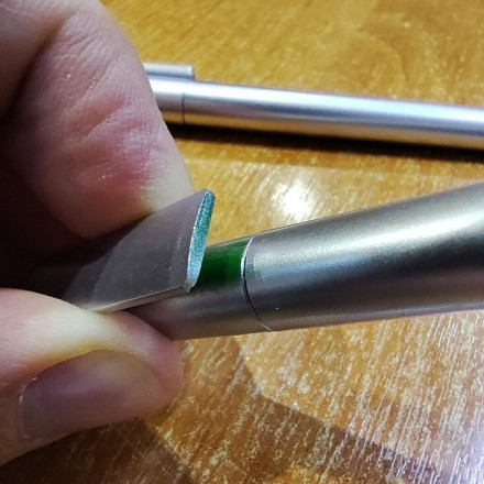 Ручка шариковая Миллениум, серебристый (Р)