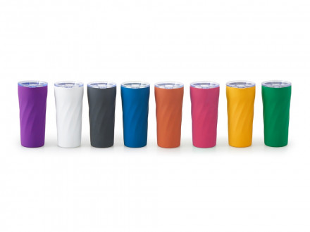 Подарочный набор FAMILY с термосом и термокружкой, розовый