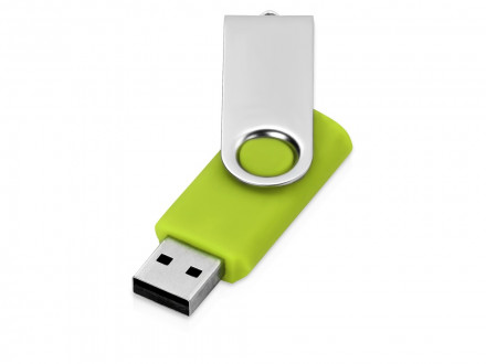 Подарочный набор Uma Memory с ручкой и флешкой, зеленое яблоко