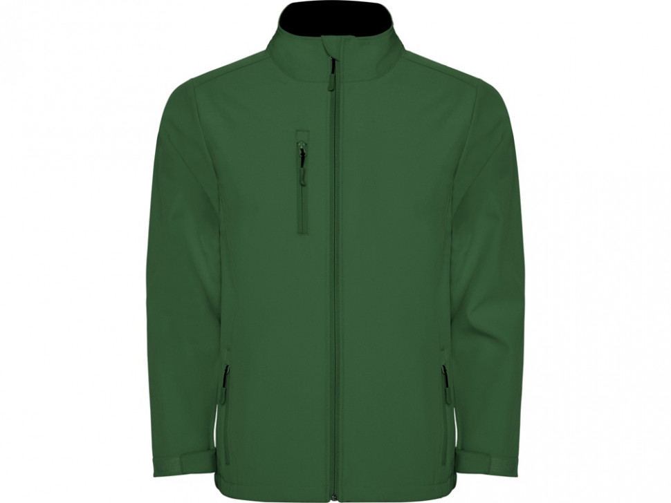 Куртка софтшелл Nebraska мужская, бутылочный зеленый