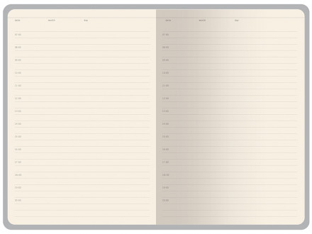 Ежедневник недатированный с магнитным клапаном А5 Venezia, черный