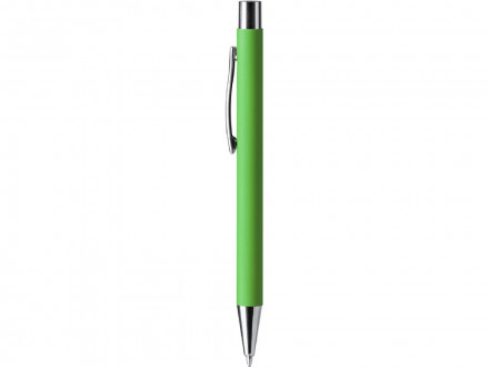 Ручка металлическая шариковая DOVER с покрытием софт-тач, папоротник