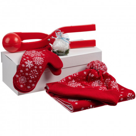Набор Let It Snow, красный
