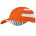 Бейсболка Ben Nevis со светоотражающим элементом, оранжевая