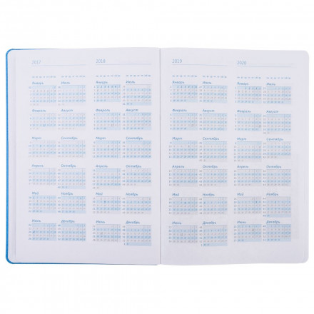 Ежедневник Reggae, недатированный, голубой