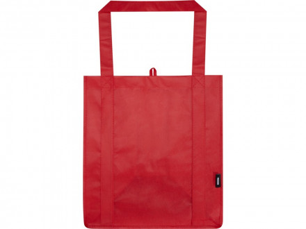 Liberty эко-сумка с прочным днищем объемом 6 л из нетканого материала, переработанного по стандарту GRS, красный