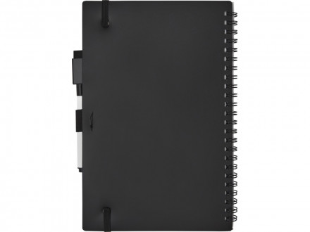 Pebbles Блокнот размером A5 из переработанной бумаги, черный