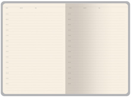 Ежедневник недатированный с магнитным клапаном А5 Venezia, темно-синий