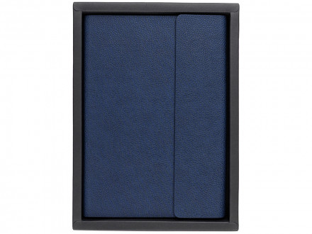 Ежедневник недатированный с магнитным клапаном А5 Venezia, темно-синий