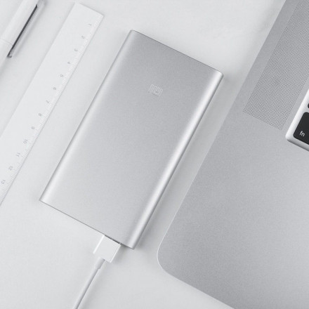 Внешний аккумулятор Mi Powerbank 2, 5000 мАч, серебристый