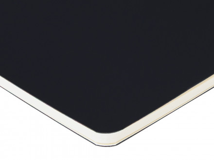 Скетчбук Sketch & Art в мягком переплете 147х210 мм, 32 л. бежевой бумаги 100 г/м2, черный