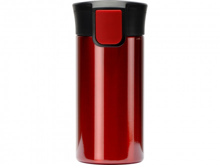 Вакуумная термокружка с кнопкой Upgrade, Waterline, тубус, красный
