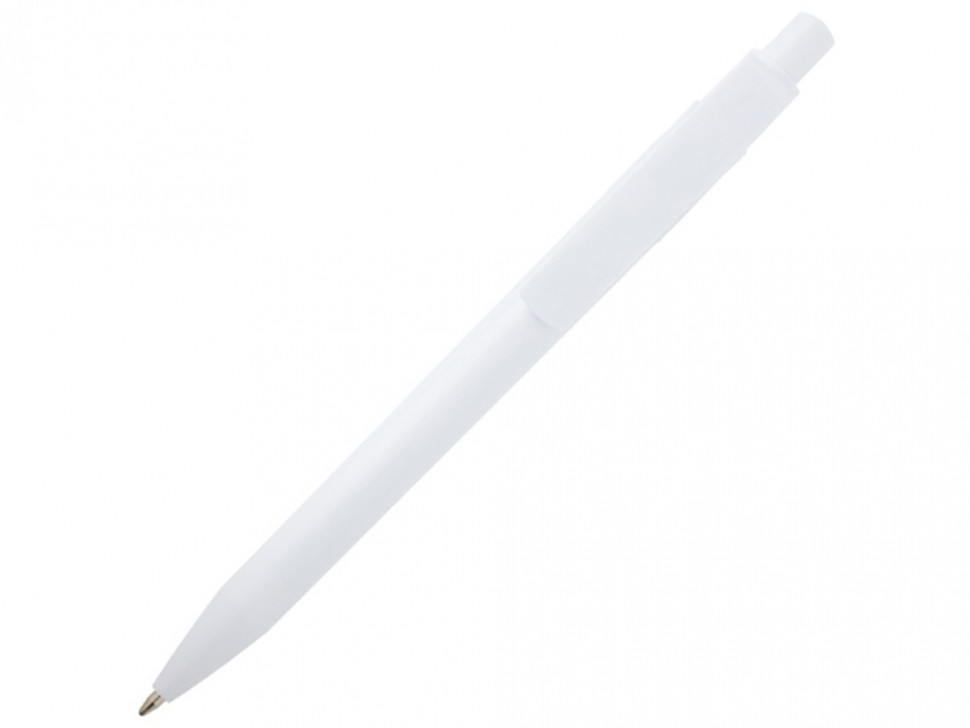 Unica шариковая ручка из переработанной пластмассы - Белый (синие чернила)