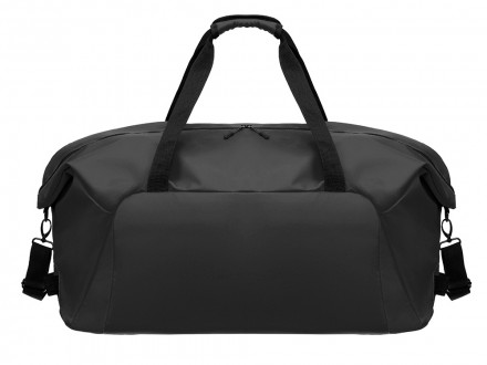 Сумка дорожная TORBER Mobi, чёрная, полиэстер 900D с PU покрытием, 65 х 37 х 34 см