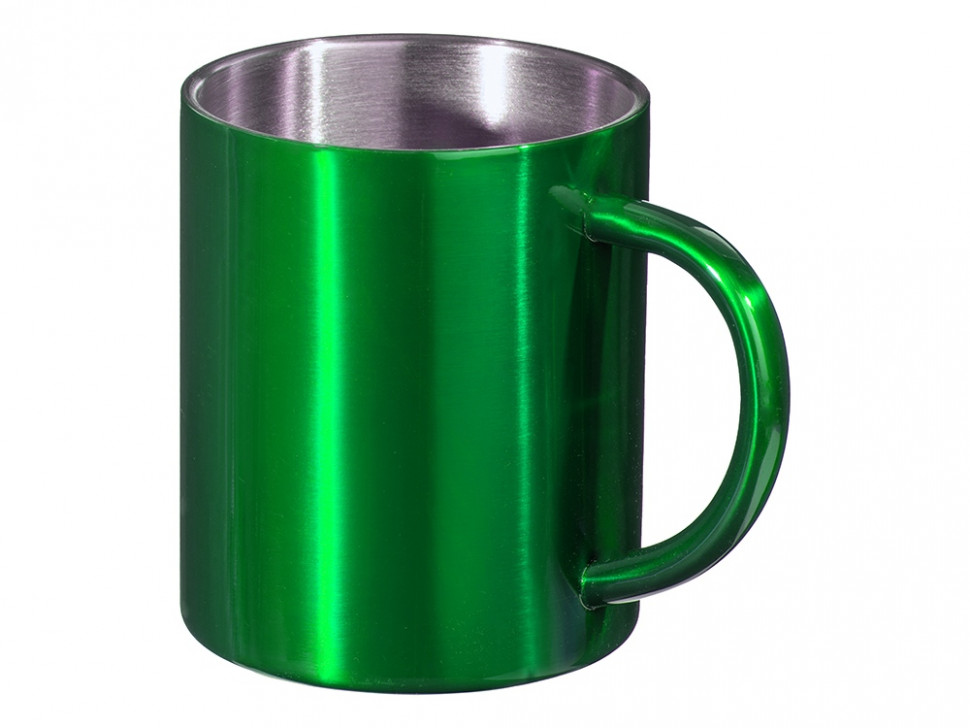 Стальная кружка с двойными стенками Altai, зеленый (Р)