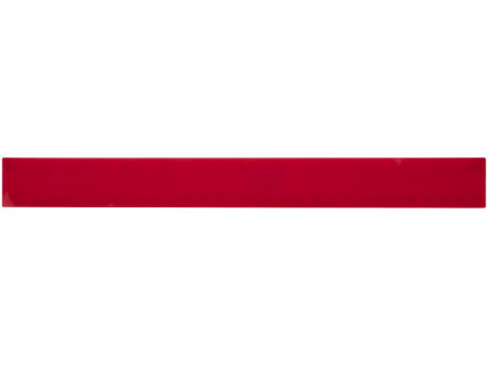 Линейка Ruly 30 см, красный