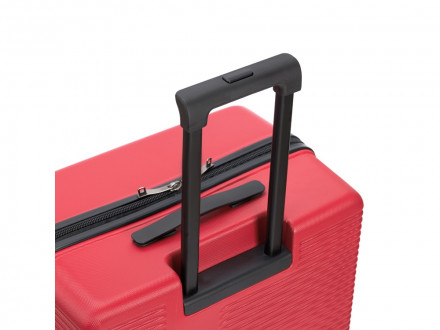 Чемодан TORBER Elton, красный, ABS-пластик, 41 х 28 х 68 см, 64 л