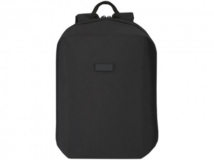 Рюкзак Luma для ноутбука с диагональю экрана 15 дюймов с защитой от кражи объемом 10 л из материала, переработанного по стандарту GRS - сплошной черный