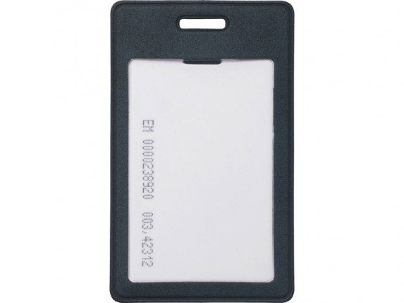 Вертикальный чехол для пропуска из экокожи Alicante, темно-синий