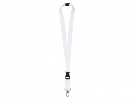 Ланъярд 2,5 см под сублимацию с трендовым карабином, межуровневым замком и замком обрыва