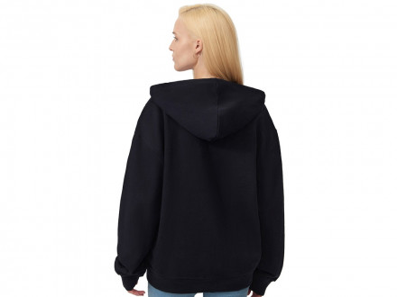 Толстовка оверсайз с капюшоном на молнии Monaco, темно-синий