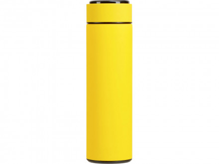 Вакуумный термос Module X с индикатором температуры, 500 мл, тубус, желтый 109C
