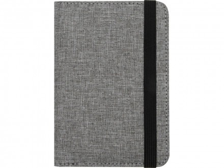 Ross Держатель паспорта с RFID-защитой из переработанного PET-пластика, сертифицированного согласно GRS - Серый яркий