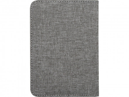 Ross Держатель паспорта с RFID-защитой из переработанного PET-пластика, сертифицированного согласно GRS - Серый яркий