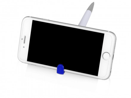 Ручка-подставка Кипер, белый/синий