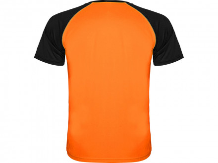 Спортивная футболка Indianapolis детская, неоновый оранжевый/черный