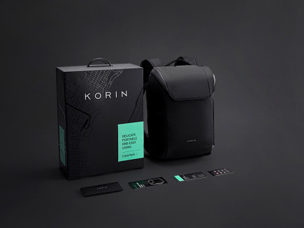 Водостойкий антикражный рюкзак Clickpack для ноутбука 15.6, черный