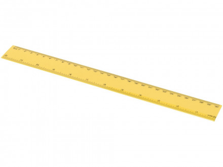 Линейка Ruly 30 см, желтый